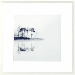 Celadon Indigo Reflection I