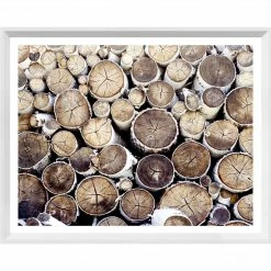 Celadon Rustic Logs | Small Art