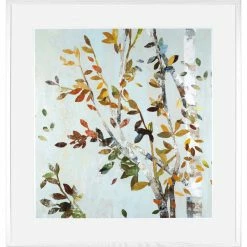 Celadon Autumn Leaves II Art