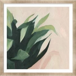 Celadon Wall Art + Mirrors Tropical III