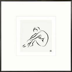 Celadon Female Figure II Art