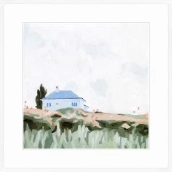 Celadon House In Spring II Art