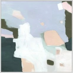 Celadon Conceptual I Framed Canvas Wall Art + Mirrors