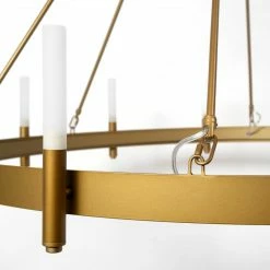 Mercana Large Dechamps 12-Light Chandelier | Antique Gold