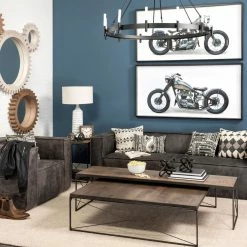 Mercana Large Dechamps 12-Light Chandelier | Black