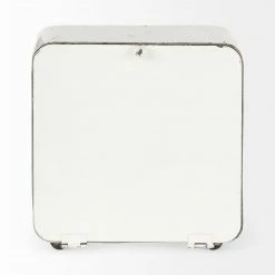 Mercana Clocks Kal Table Clock | Rustic White