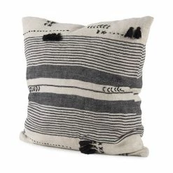 Mercana Pillows Talia Pillow | Black/Beige