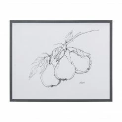Mercana Fruit Tree Sketch Framed Series II Art
