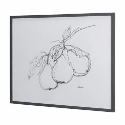 Mercana Fruit Tree Sketch Framed Series II Art