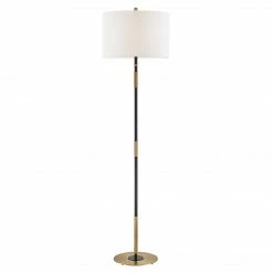 HVL - Hudson Valley Bowery Floor Lamp | Old Bronze