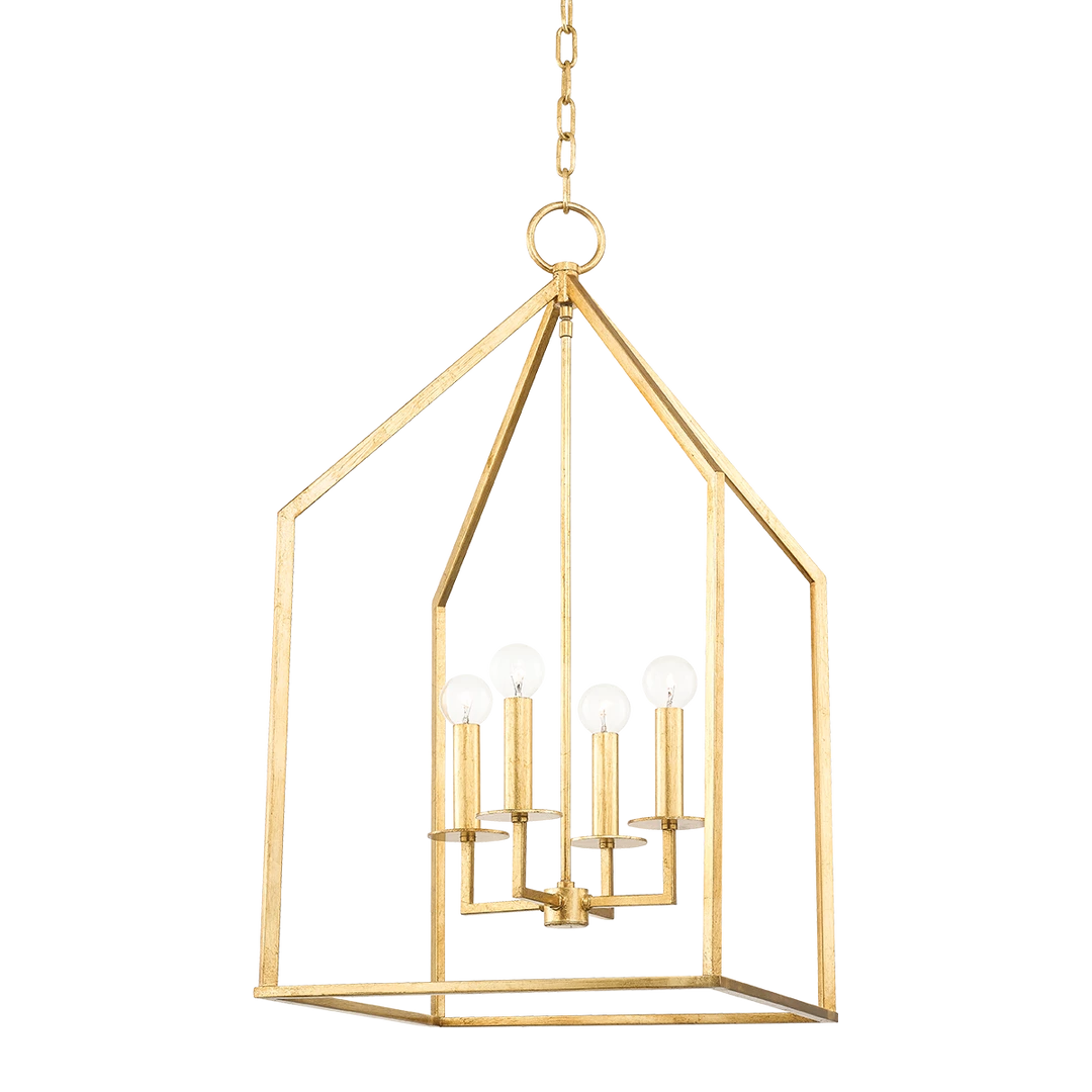 HVL - Mitzi Lena Pendant | Gold Leaf Medium