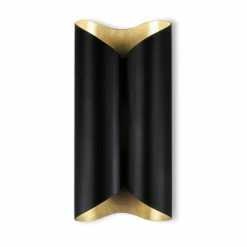 Regina Andrew Coil Metal Sconce | Black Wall Sconces