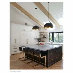 Regina Andrew Lighting Sigmund Pendant | Small Black