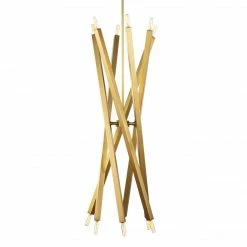 Regina Andrew Viper Chandelier | Natural Brass Lighting