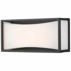 Z-lite Baden 1-Light LED Vanity Light | Matte Black