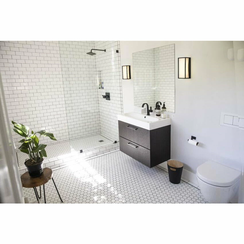 Z-lite Baden 1-Light LED Vanity Light | Matte Black