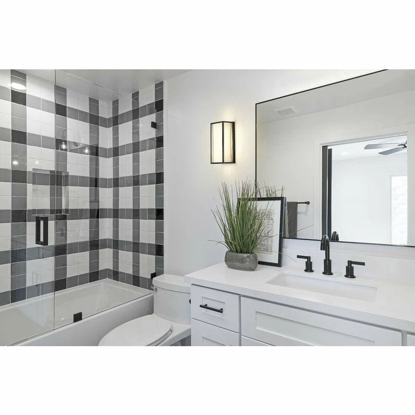 Z-lite Baden 1-Light LED Vanity Light | Matte Black