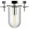Generation Lighting Nuance Flush Mount (Extra Small) | Polished Nickel
