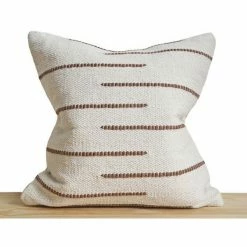 Stitched By Grace Aspey Pillow | Sepia