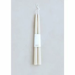 Floral Society Taper Candles 12" | Parchment Candles + Candleholders