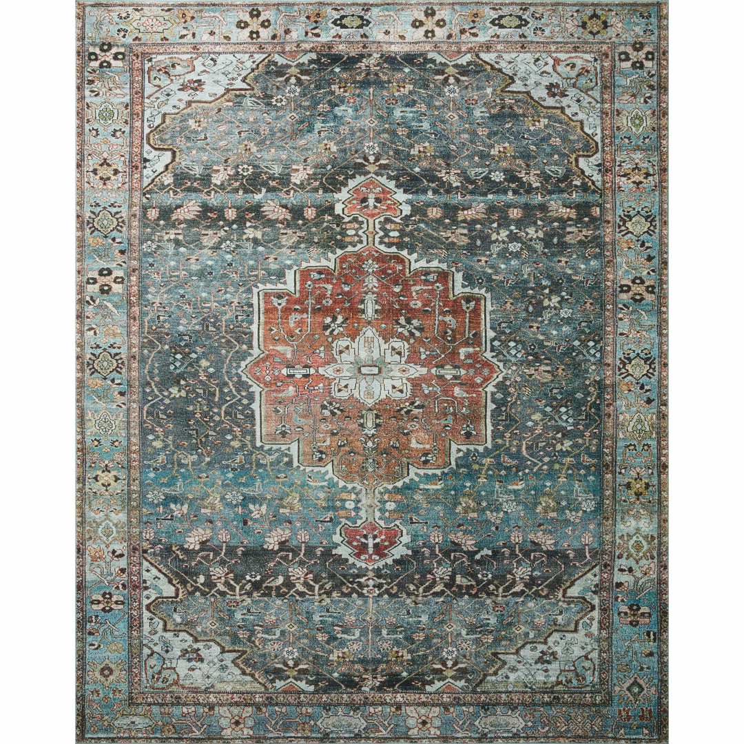 Loloi Margot Rug 05 | Ocean/Brick