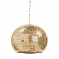 Regina Andrew Lighting Pierced Metal Sphere Pendant