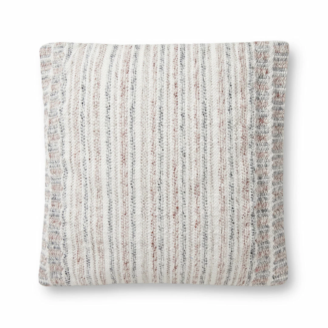 Loloi Dawn Pillow | Grey/Natural