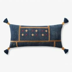 Loloi Phoebe Pillow | Navy/Multi