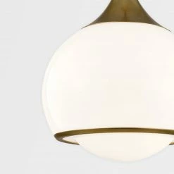 HVL - Mitzi Small Reese Pendant | Aged Brass