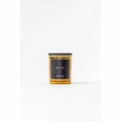 Brand & Iron Decor Amber Series Soy Wax Candles | Oak + Moss