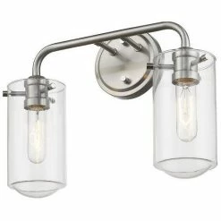 Z-lite Lighting Delaney 2-Light Vanity Light | Brushed Nickel