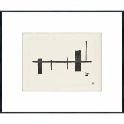 Celadon Wall Art + Mirrors Black Sticks I