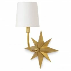 Regina Andrew Lighting Etoile Wall Sconce | Natural Brass