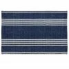 Dash And Albert Cotton Placemats | Bistro Stripe Indigo Tableware