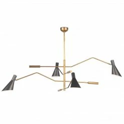 Regina Andrew Spyder Chandelier | Black Lighting