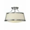 Hinkley Charlotte Semi Flush | Large Chrome Lighting