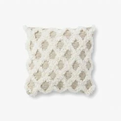 Loloi Nahla Pillow | Beige/Ivory Decor