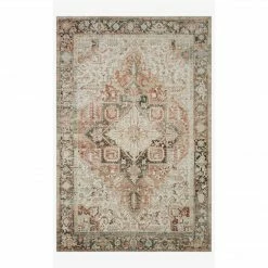 Loloi Lenna Rug 03 MH | Rust/Charcoal