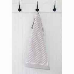 Ten And Co Tea Towel | Tiny X Grey
