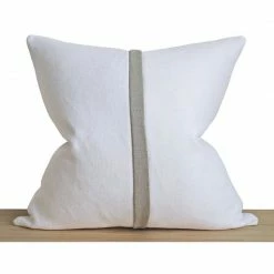 Stitched By Grace Dakota Pillow | Oatmeal Decor