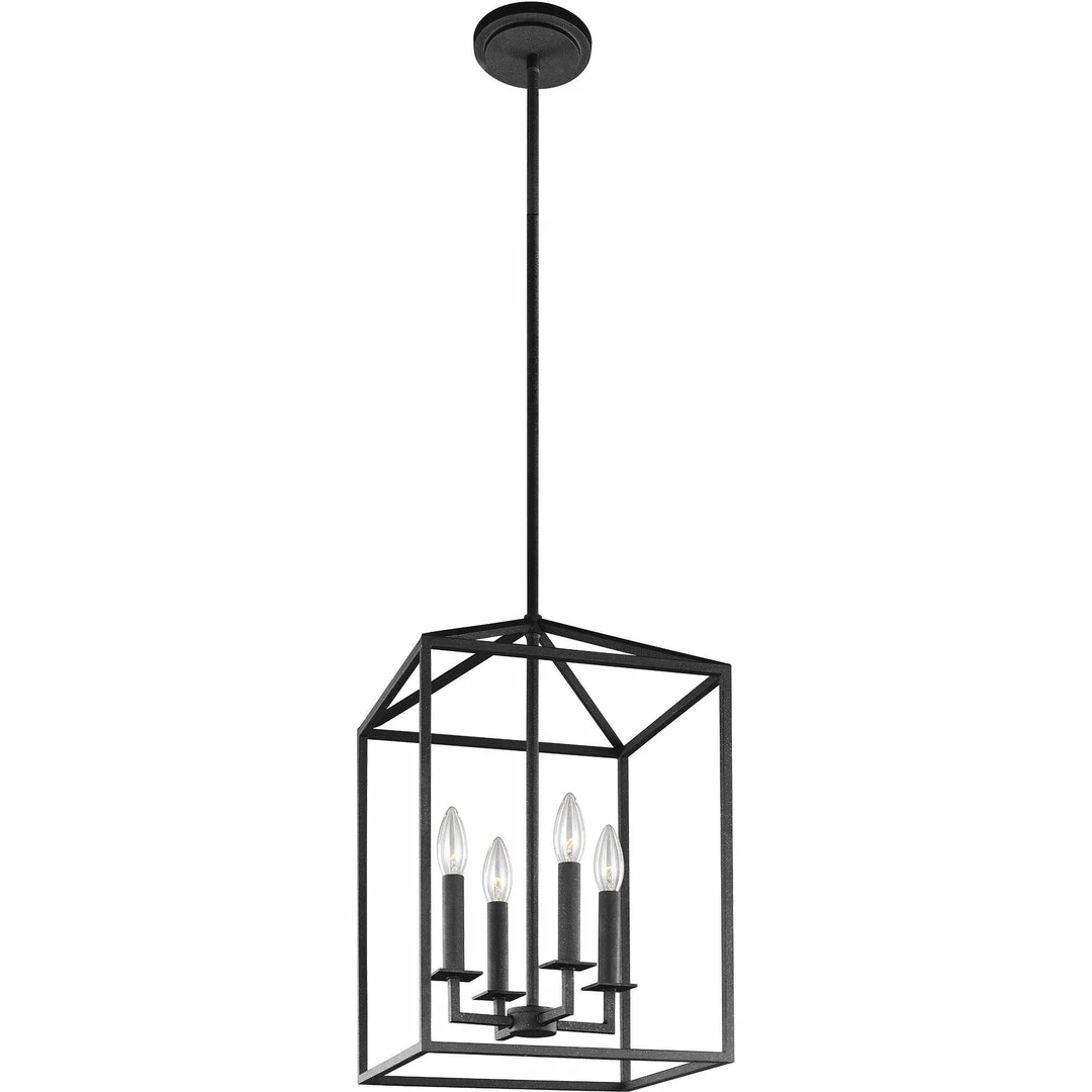 Generation Lighting Perryton Pendant | Small Blacksmith