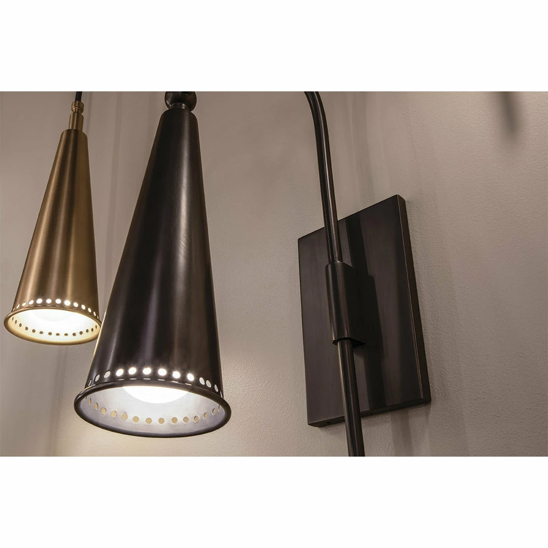 HVL - Hudson Valley Wall Sconces Alva Wall Sconce | Old Bronze