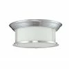 Z-lite Sonna Flush Mount | Brushed Nickel Flush Mounts