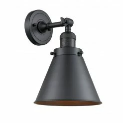 Innovations Appalachian Wall Sconce/Semi Flush Mount | Matte Black