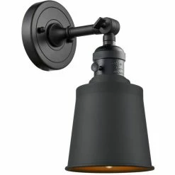 Innovations Lighting Addison 5" Wall Sconce/Flush Mount | Matte Black