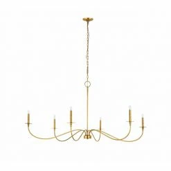 Z-lite Lighting Arrington 6 Light Chandelier - 63" | Rubbed Brass