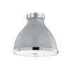 HVL - Hudson Valley Lighting Painted III Flush Mount | Nickel/Grey