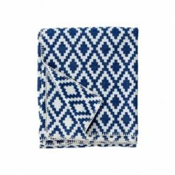 Klippan Diamond Blanket | Indigo Decor
