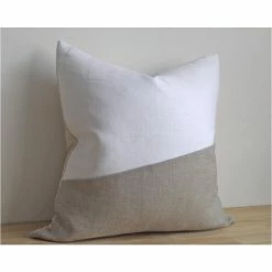 Stitched By Grace Abby Pillow | Oatmeal