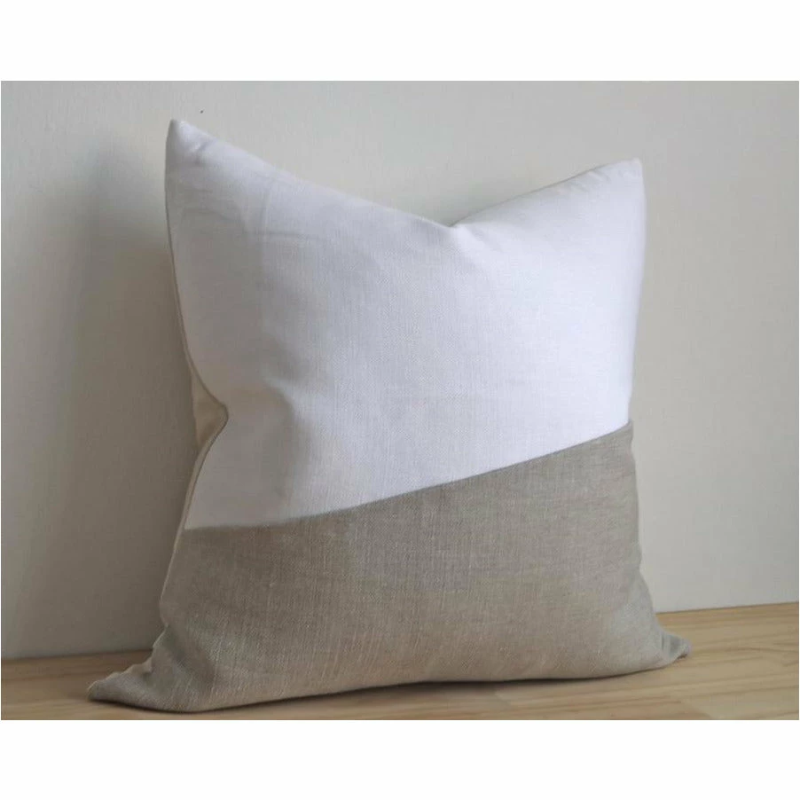 Stitched By Grace Abby Pillow | Oatmeal